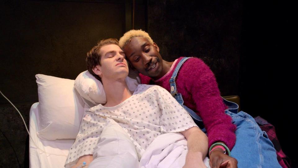 Emma has watched Andrew in ‘Angels In America’ ‘several’ times. Copyright: [NT]