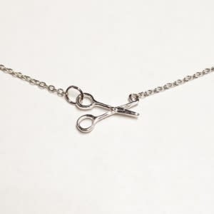 StellaPosh Dainty Scissor Necklace