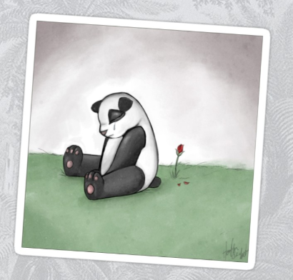 傷心熊貓