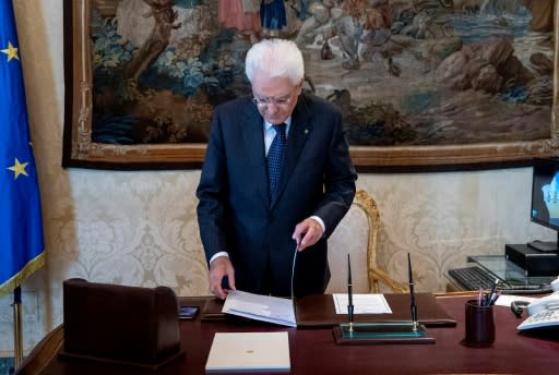 President Sergio Mattarella has insisted the crisis be resolved quickly