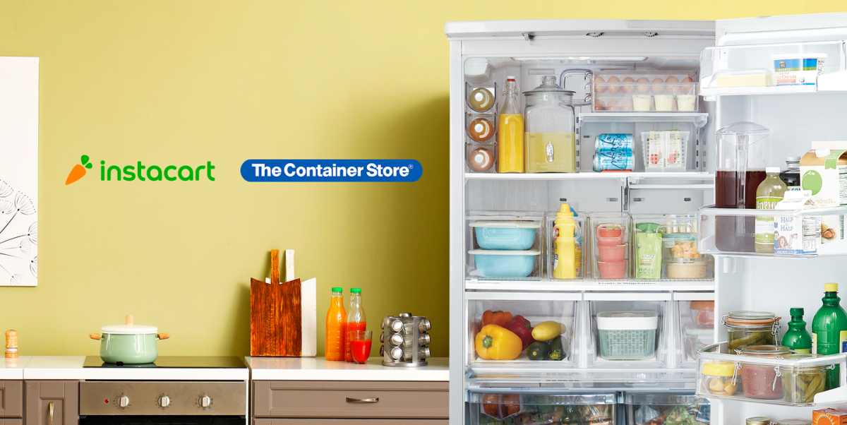 The Container Store and Instacart Just Made Organizing Your Home