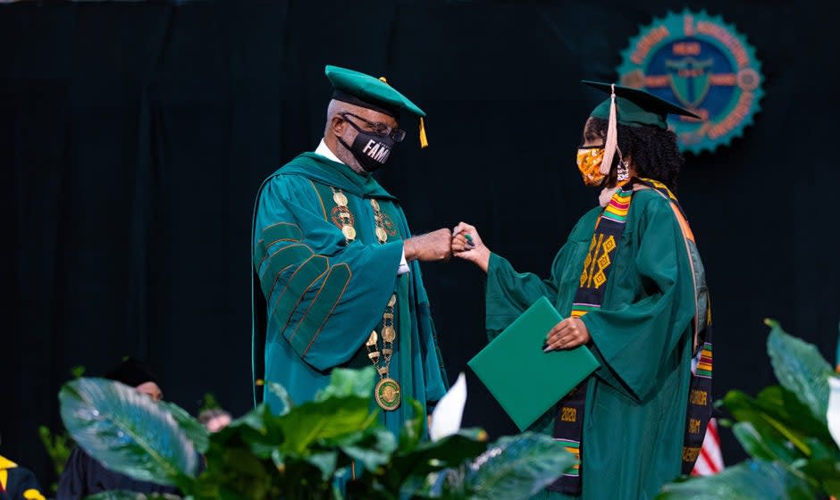 Florida A&M University has become the latest in a string of colleges to forgive student loans with federal covid funds (Florida A&M Univeristy)