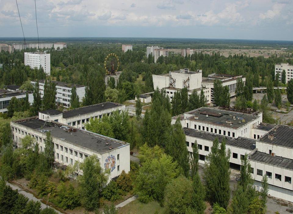 Pripyat，因為處於1986年車諾比核事故的疏散區內而成為被廢棄的城市。（圖／維基百科）