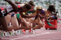 Athletics - Women's 100m - Round 1