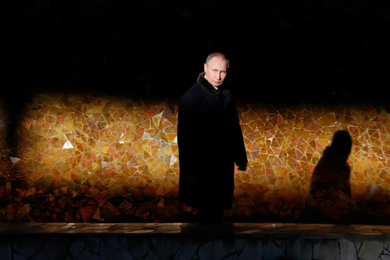 Ahead of the March election, Russia's Vladimir Putin has done next to no campaigning and all his public appearances have been highly choreographed