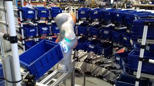 Top Story - Cobot at work in the Brescia Plant