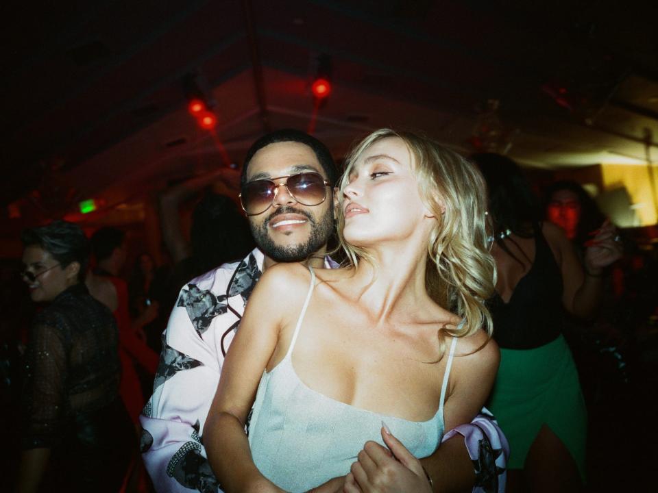 The Weeknd and Lily-Rose Depp in HBO's "The Idol."