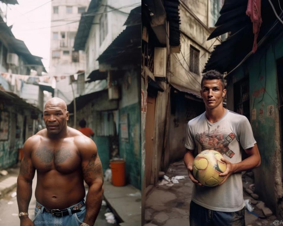 Mike Tyson y Cristiano Ronaldo