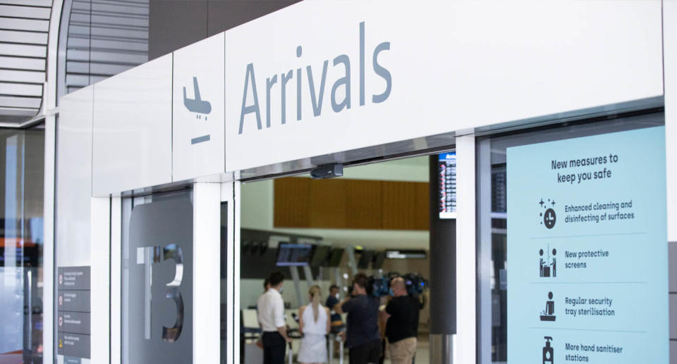 Perth Airport arrivals