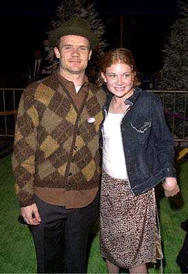 Flea with his daughter at the Universal Amphitheatre premiere of Universal's Dr. Seuss' How The Grinch Stole Christmas