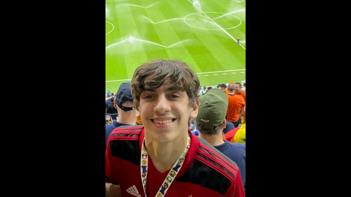 Durham high schooler Toby Rangel, 15, was in Qatar for the World Cup. He covered the matches for Riverside High School’s student newspaper.