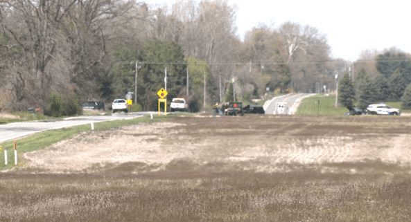 6 News saw emergency vehicles, including ambulances, leaving the scene near College and Columbia roads, west of Mason. (WLNS)