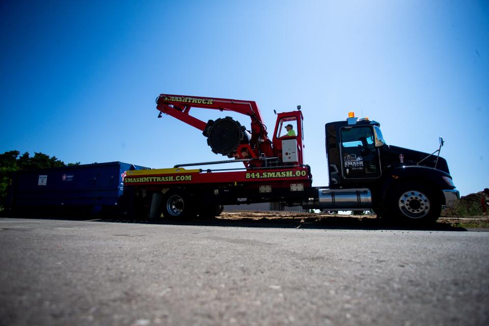 Smash My Trash launched in Holland and Muskegon about 10 months ago. The franchise is owned by Eric VanderVeen.