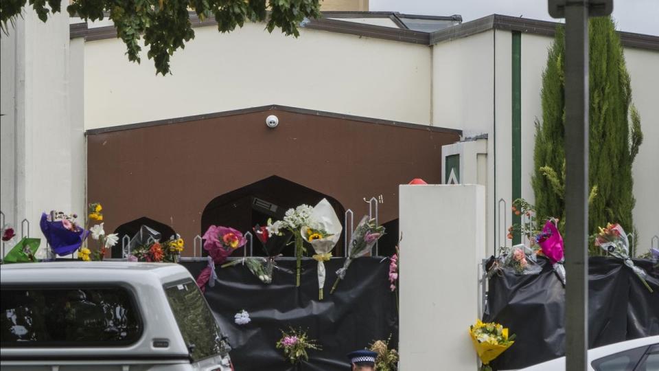 Flowers are laid for the victims of the Christchurch mosque massacre. Source: AAP