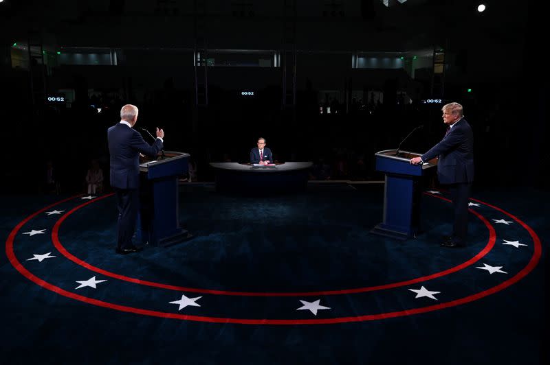 U.S. presidential election debate in Cleveland, Ohio