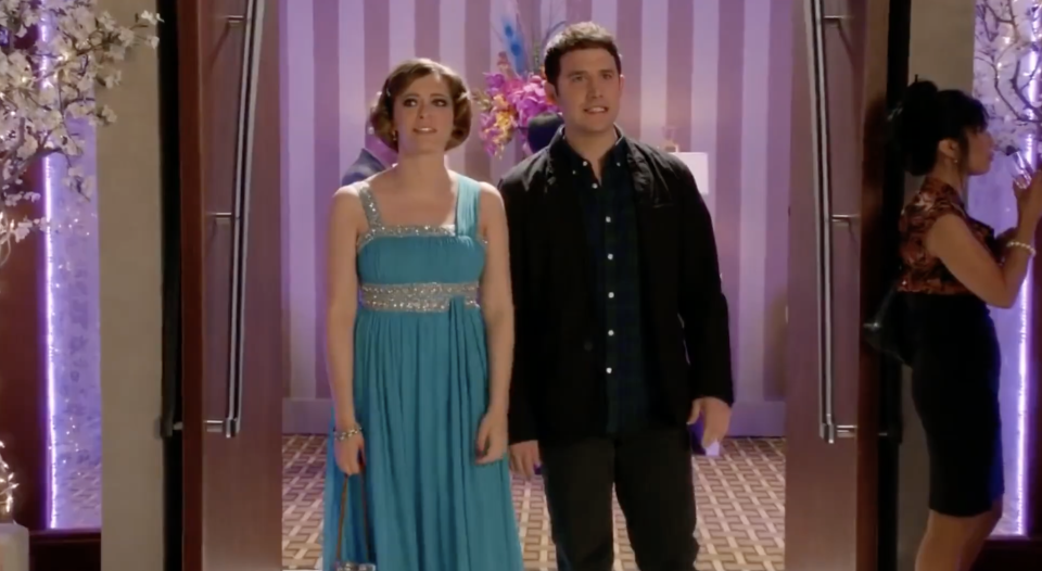 <div><p>"Greg and Rebecca from Crazy Ex-Girlfriend, before they got therapy help and grew up. He was a closeted alcoholic and she wanted to be with someone else. He knew this upfront and still thought she sounded perfect. In reality, their love story was a shit show. I still think they are endgame, but I'm glad the show chose to make the ending about Rebecca, and not her love life." — <a href="https://www.buzzfeed.com/zeilerra" rel="nofollow noopener" target="_blank" data-ylk="slk:zeilerra;elm:context_link;itc:0;sec:content-canvas" class="link ">zeilerra</a></p></div><span> The CW</span>