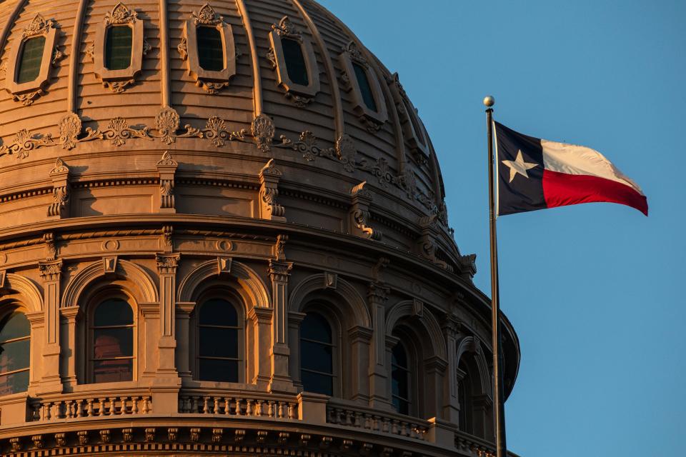 The Texas State Capitol is seen on the first day of the 87th Legislature's third special session on Sept. 20 in Austin, Texas.