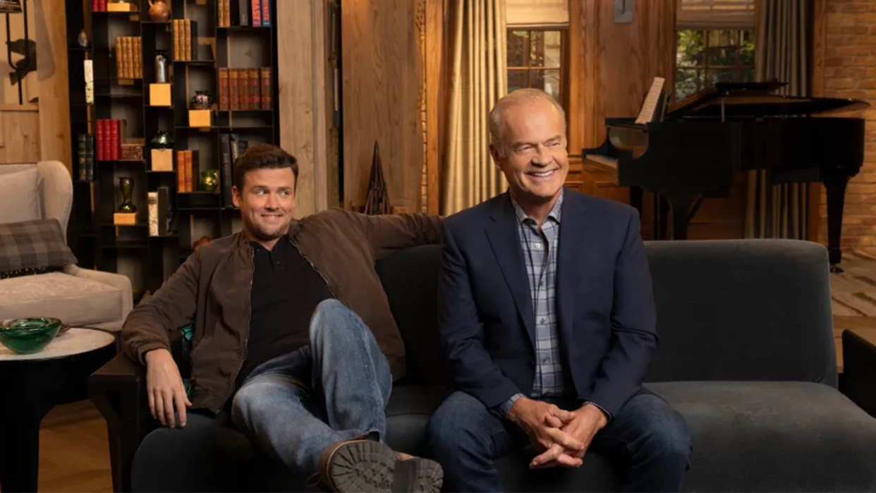  Jack Cutmore-Scott and Kelsey Grammer in Frasier reboot. 