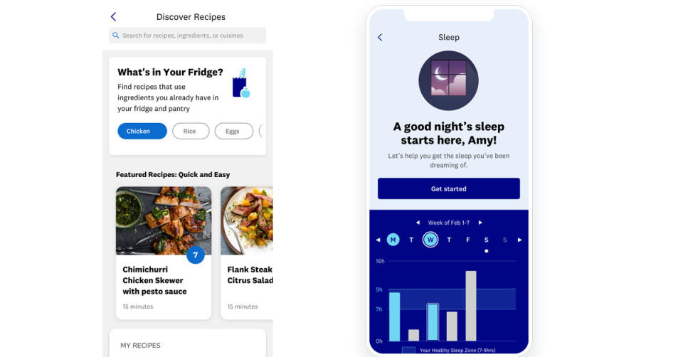 WW's in-app tools, including a recipe builder and sleep tracker, make it easy to improve your whole life. (Photo: WW) 
