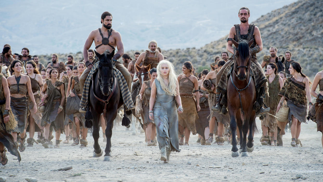 Emilia Clarke as Daenerys Targaryen in HBO’s <em>Game of Thrones</em>. (Photo: HBO)