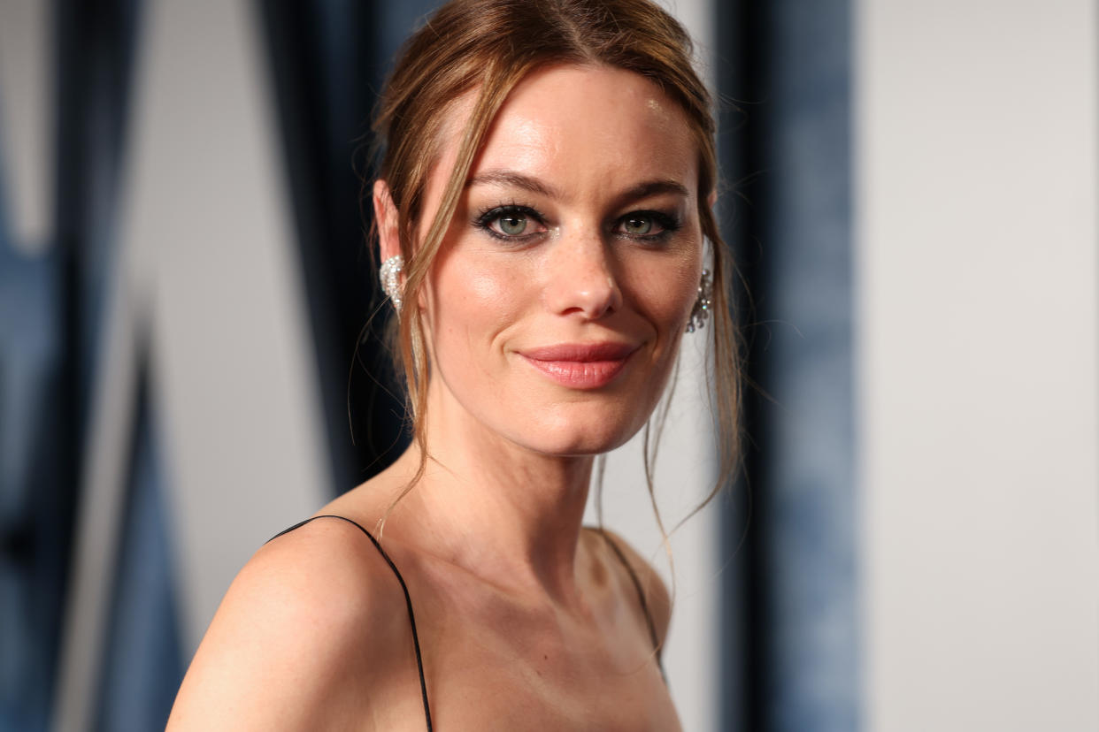 BEVERLY HILLS, CALIFORNIA - MARCH 12: Camille Rowe-Pourcheresse attends the 2023 Vanity Fair Oscar Party Hosted By Radhika Jones at Wallis Annenberg Center for the Performing Arts on March 12, 2023 in Beverly Hills, California. (Photo by Cindy Ord/VF23/Getty Images for Vanity Fair)