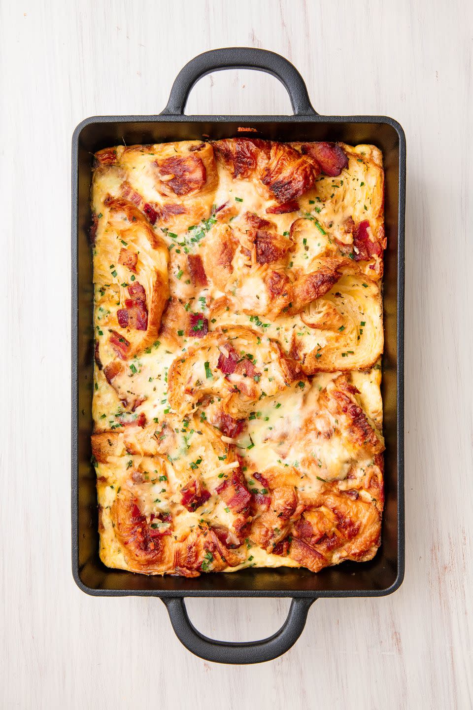 Cheesy Croissant Casserole