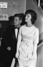 Not originally published in LIFE. President-elect John Kennedy with Jackie in January 1961. <br><br> <a href="http://life.time.com/icons/jackie-kennedy-birth-of-a-legend/#1" rel="nofollow noopener" target="_blank" data-ylk="slk:Click here;elm:context_link;itc:0;sec:content-canvas" class="link ">Click here</a> to see the full collection at LIFE.com