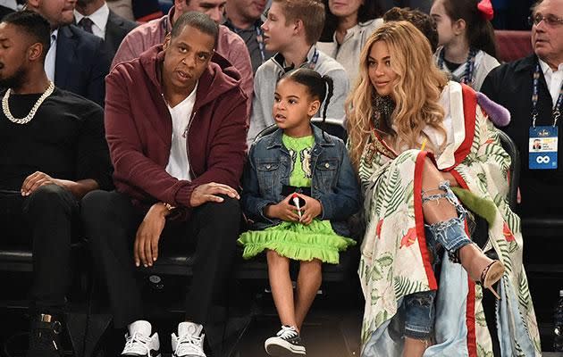 The couple's first daughter Blue Ivy was born in 2012.