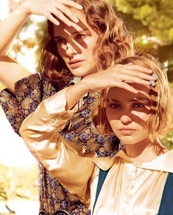 Lily-Rose Depp and Natalie Portman star in the forthcoming movie “Planetarium.” The pair play sisters. 