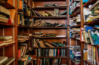 <p>Books on shelves. (Photo: Leland Kent/Caters News) </p>