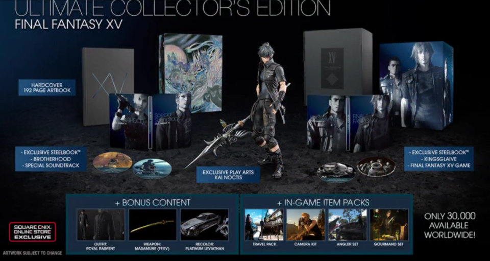 Only 30,000 units available worldwide, exclusively from Square Enix Online Store.