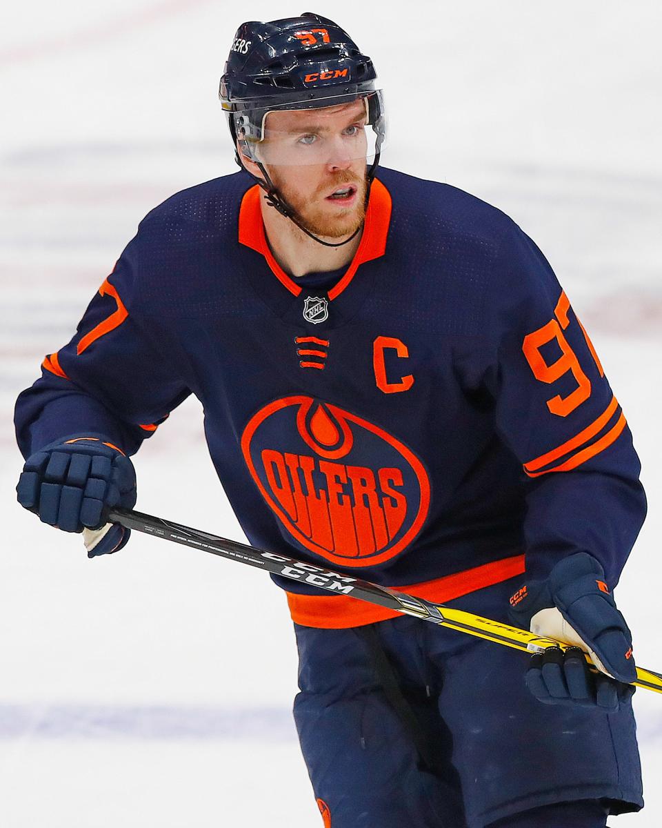 Edmonton Oilers captain Connor McDavid has 33 goals and 102 points this season.