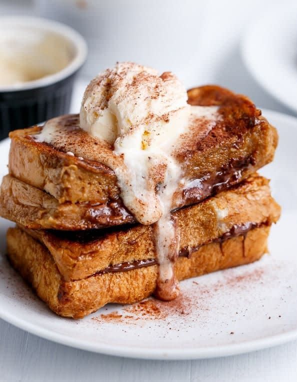 French toast façon cappuccino