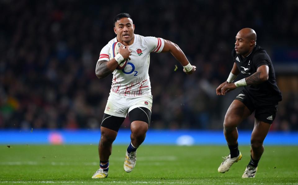 Manu Tuilagi of England makes a break during the Autumn International match between England and New Zealand - Alex Davidson/Getty Images