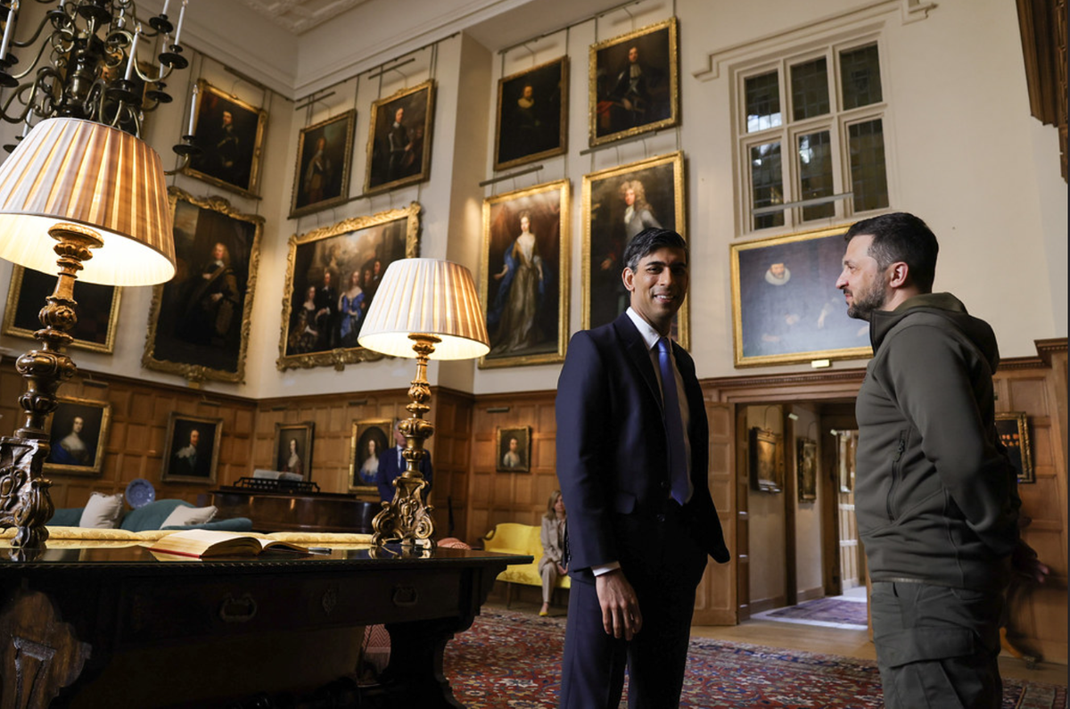 Prime Minister Rishi Sunak at Chequers (Simon Dawson / No 10 Downing Street)