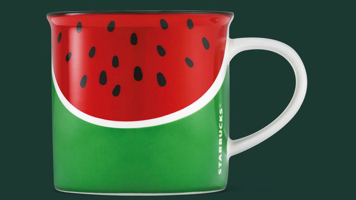 Users on X claimed that Starbucks had released a new watermelon mug as a way of showing support to Palestinians and to cool down boycott efforts against the company. 