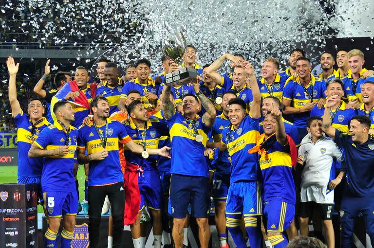 Boca ganó su último título en marzo pasado, cuando alzó la Supercopa Argentina 2022