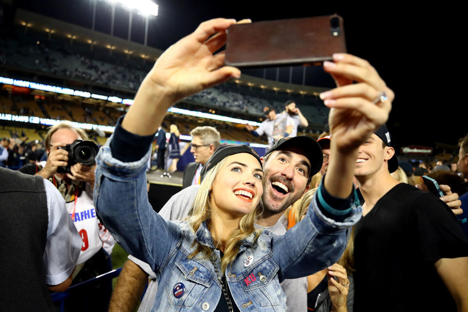 Kate Upton Couldn't Be Happier While Other Celebs Are Crushed By Houston Astros' World Series Win Over L.A. Dodgers