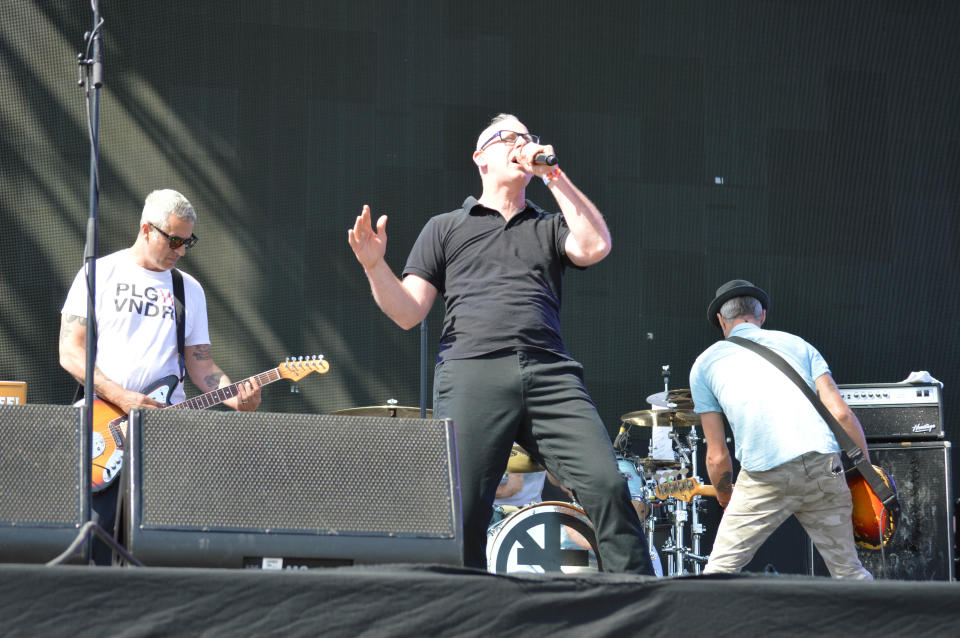 Longtime L.A. punk bad Bad Religion, led by Greg Graffin, rocks out at the Coachella Stage on Saturday, April 11, 2015 on Day 2 of Weekend 1.