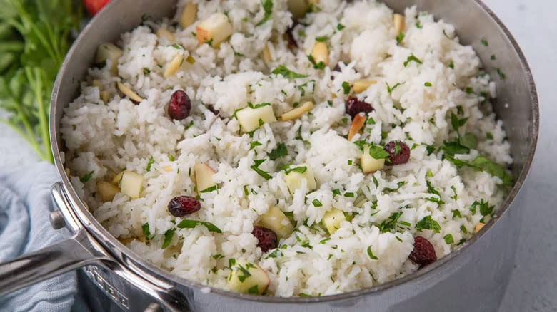 basmati rice with fruits