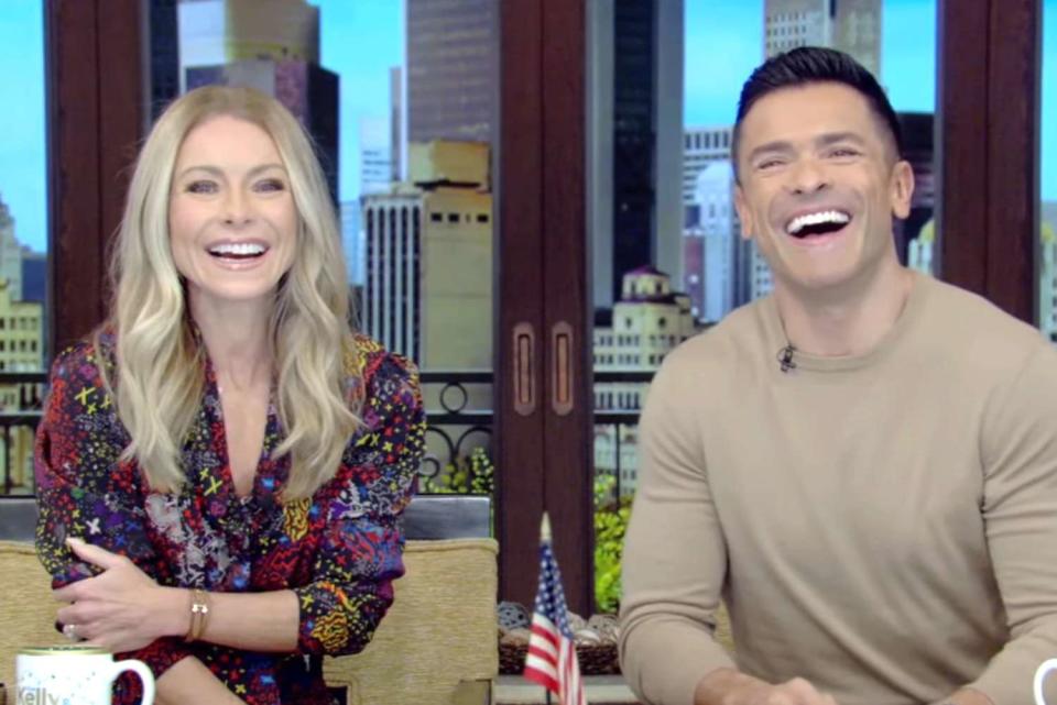 <p>YouTube TV</p> Live with Kelly and Mark, Dec. 4, 2023.