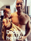 <p>Cuteness overload! There’s nothing a towel-wrapped John Legend and Luna can’t fix! (Photo: <a rel="nofollow noopener" href="https://www.instagram.com/p/BaVwqWnD-NF/?taken-by=chrissyteigen" target="_blank" data-ylk="slk:Chrissy Teigen via Instagram;elm:context_link;itc:0;sec:content-canvas" class="link ">Chrissy Teigen via Instagram</a>) </p>