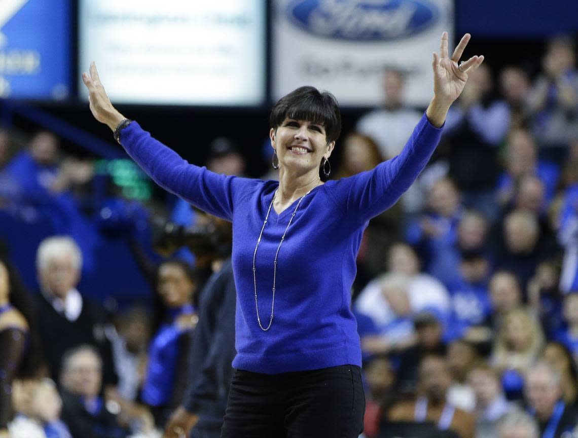 Ellen Calipari said she supports her husband’s decision to move on from being the head coach at UK.