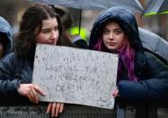 Youth climate protest in Bristol