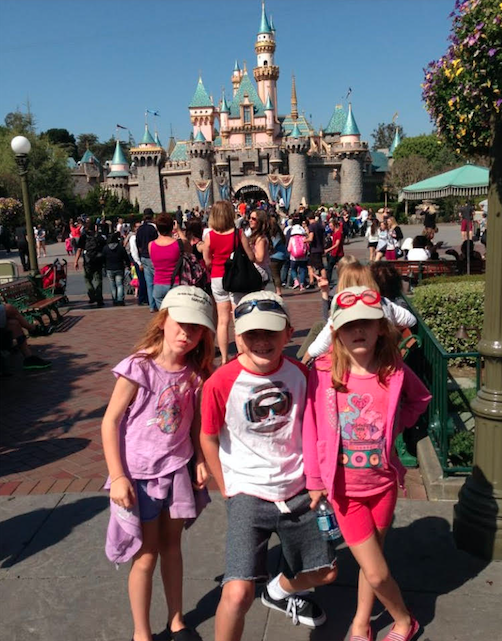 A trip to Disneyland in 2015 was wiped from the mum’s memory. Photo: Supplied