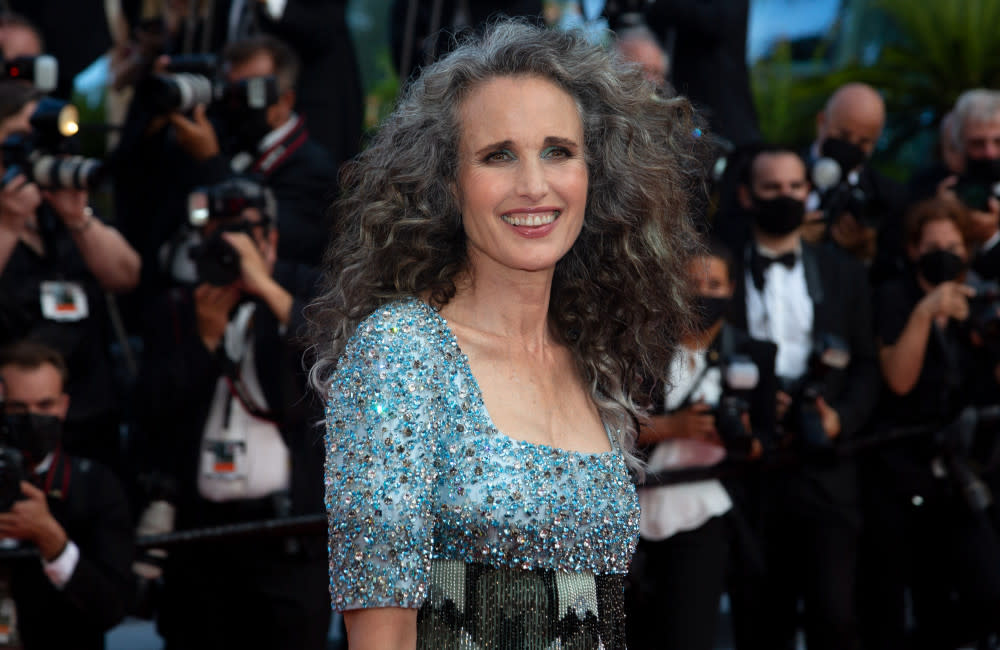 Andie MacDowell loves inspiring other women to embrace their curls credit:Bang Showbiz