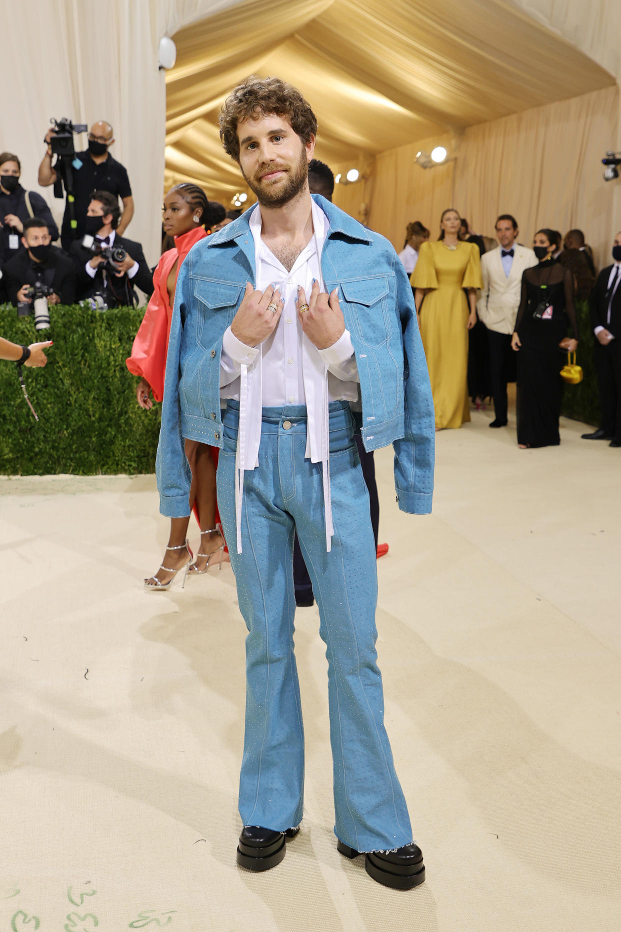 The 2021 Met Gala Celebrating In America: A Lexicon Of Fashion - Arrivals (Mike Coppola / Getty Images)