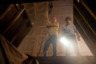 Kevin Costner and Dylan Sprayberry as Clark Kent in Warner Bros. Pictures' "Man of Steel" - 2013