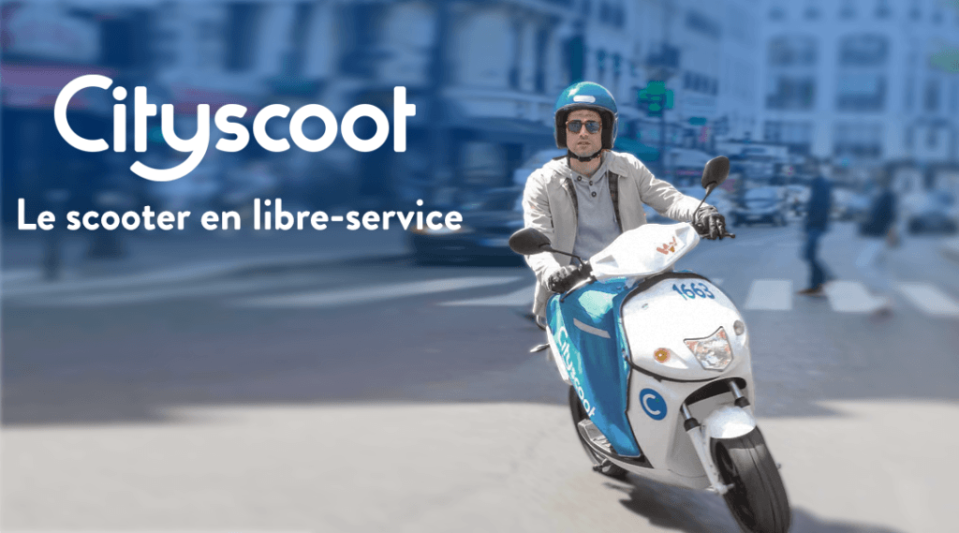 Image promotionnelle de CityScoot // Source : Cityscoot