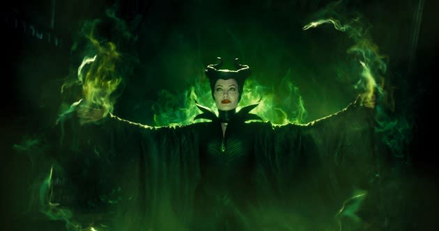 Maleficent casts her curse. (Walt Disney Pictures)